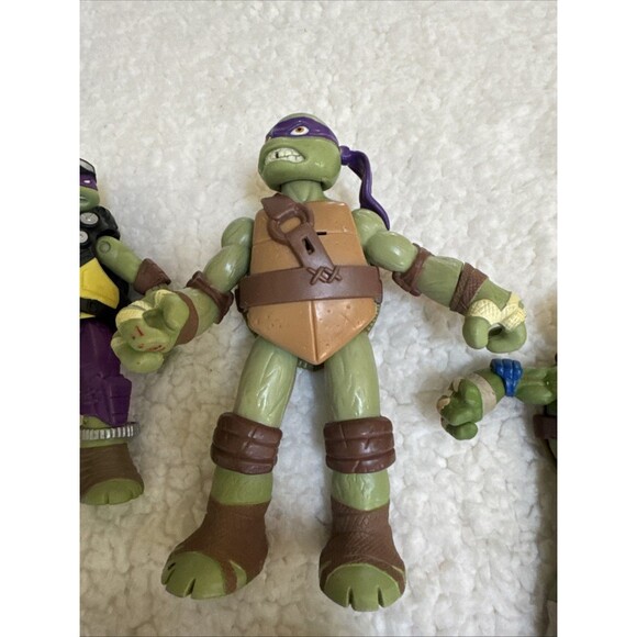 Teenage Mutant Ninja’s turtles Vintage Figures Lot Of 9 - Picture 4 of 10